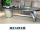 大理石餐桌底座茶台桌脚茶桌岛台一体支架不锈钢书桌支撑架桌腿厂