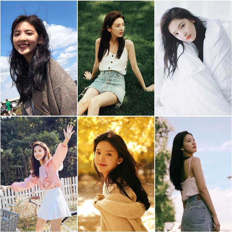 章若楠海报明星美女写真墙贴自粘纸卧室学生宿舍超大海报墙壁画纸