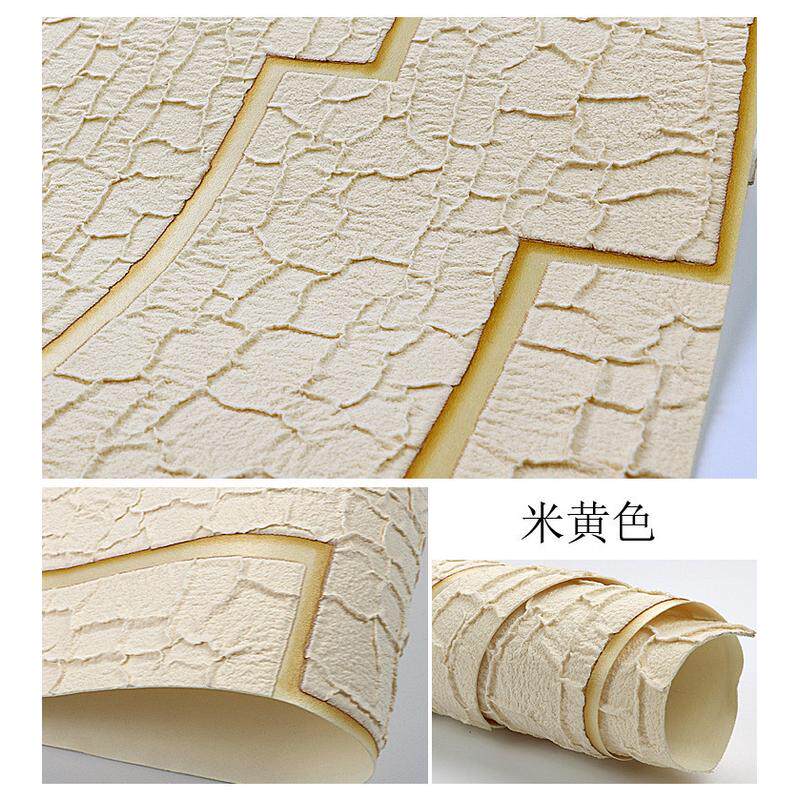 3d凹凸立体加厚鹿皮壁纸绒几何图案客厅电视背景墙卧室墙纸厂家直