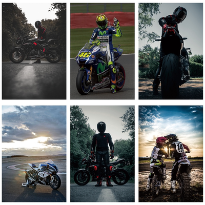 越野机车海报壁纸春风KTM川崎h2雅马哈摩托罗西马奎斯墙贴画定制