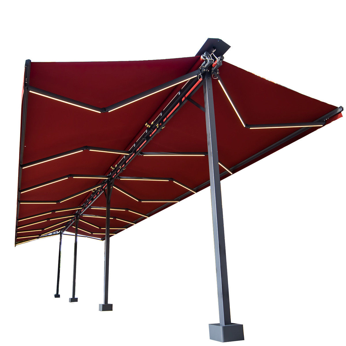 双面开合电动伸缩遮阳蓬雨棚街景户外商用大面积点雨蓬遮阳棚,户外/登山/野营/旅行用品,遮阳篷/雨篷/车篷/广告篷,淘宝优惠券,粉丝福利购,淘宝优惠卷