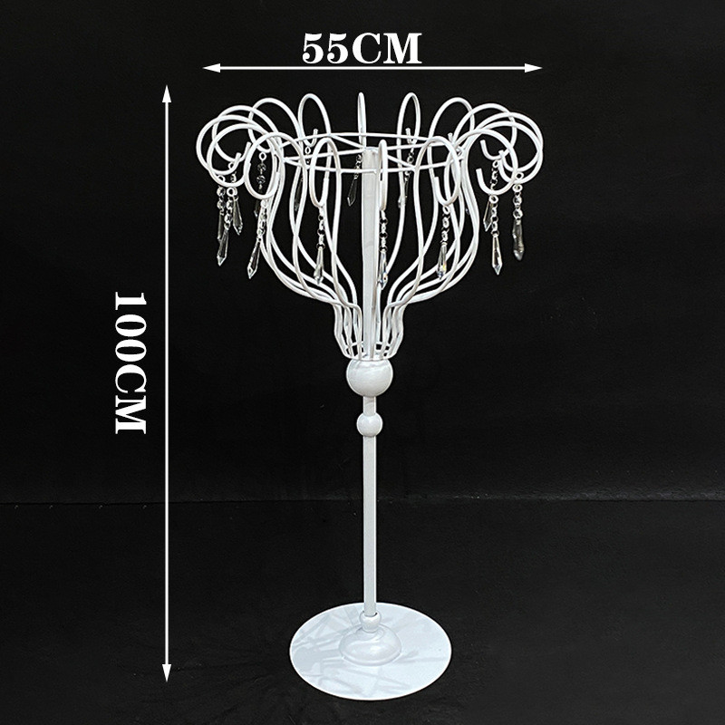 铁艺桌花花器婚礼堂舞台路引婚庆道具装饰摆件商场橱窗美陈布置