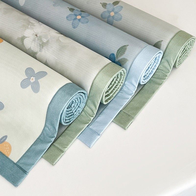 卡通冰丝凉席三件套夏季凉感冰藤席空调软席可水洗宿舍单人夏凉垫,床上用品,冰丝席,淘宝优惠券,粉丝福利购,淘宝优惠卷