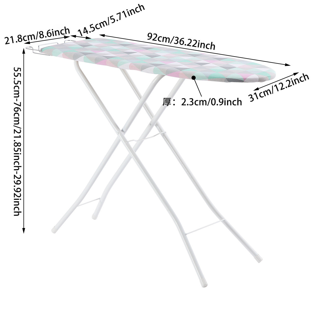 家用36英寸酒店三角烫衣板折叠免安装熨衣板彩色烫衣服熨烫板