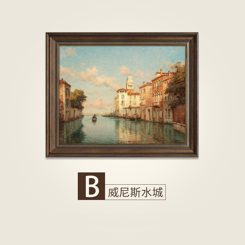挂画电表箱装饰画美式配电箱电闸盒开关遮挡复古餐厅欧式免打孔画图片