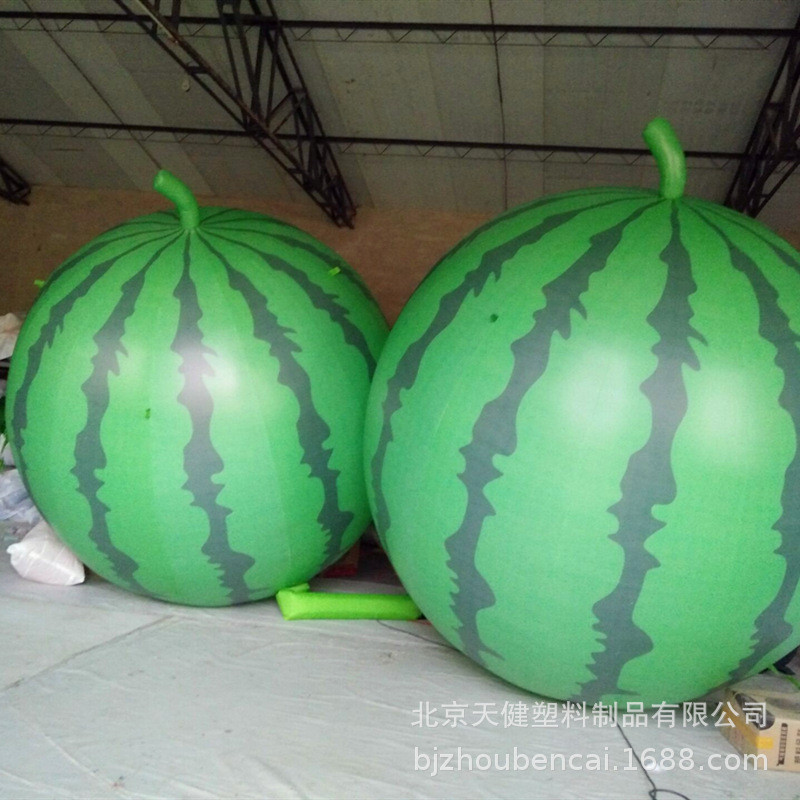 网红充气气模西瓜充水果蔬菜模型气膜农副产品展览展示美陈道具