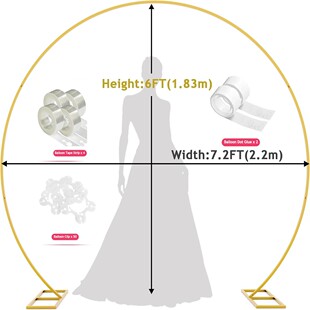 道具源头金属拱门 婚庆生日派对活动场地布置工厂多款