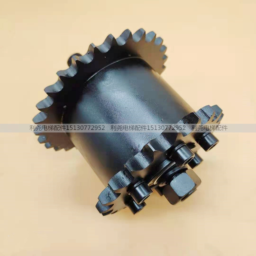 电梯配件日立扶梯齿轮组件21齿29齿齿轮组扶梯驱动链条齿轮盘