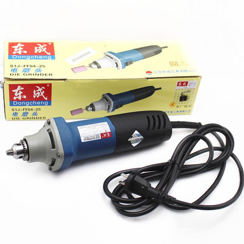 江苏东成工具直磨机电磨头S1J-FF04-25夹头式DIY根雕抛磨图片
