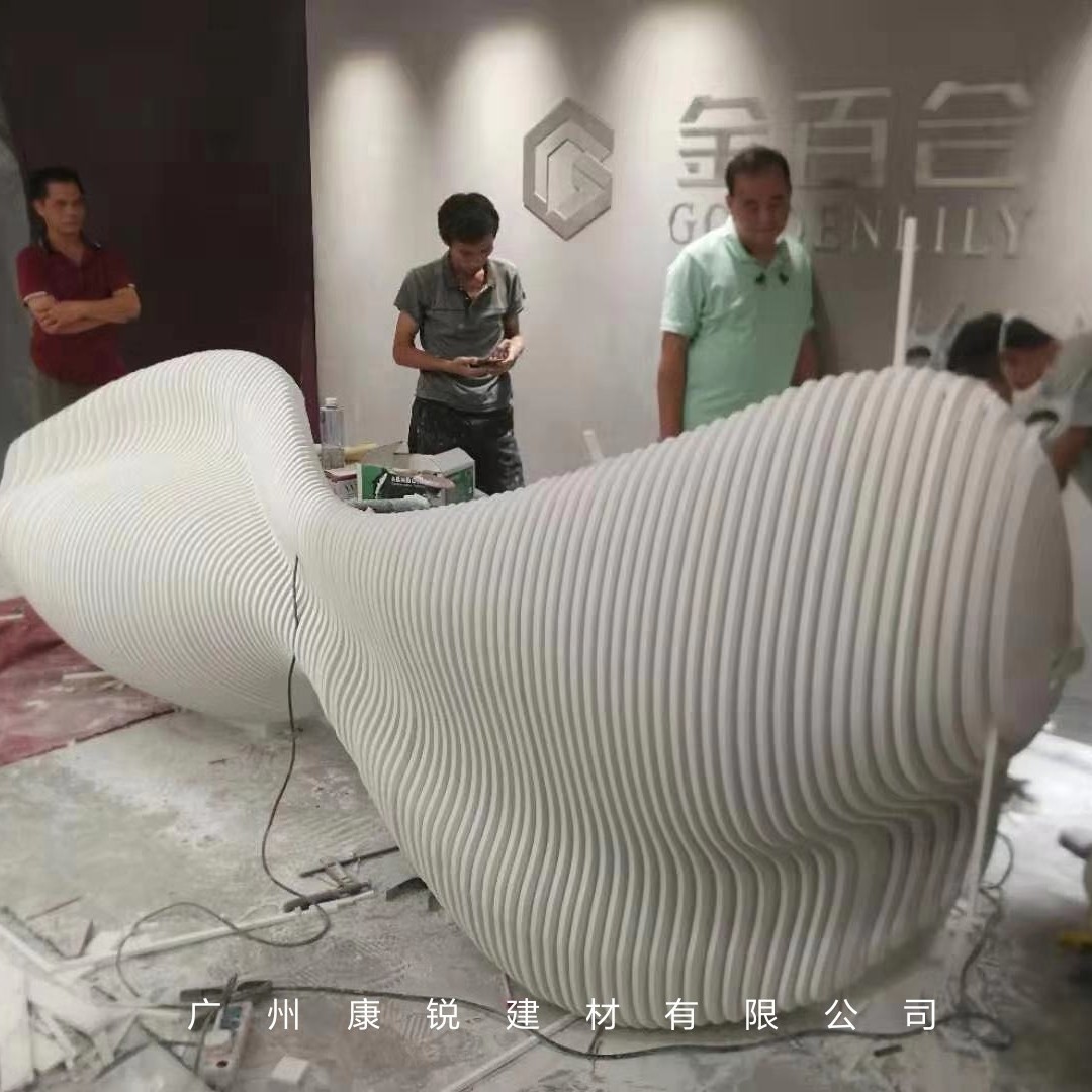 广东亚克力人造石创意工程装饰,异形接待台,异形工艺品