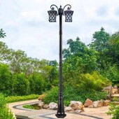 户外欧式 景观庭院灯压铸铝led庭院灯广场街道工程公园两侧立柱灯
