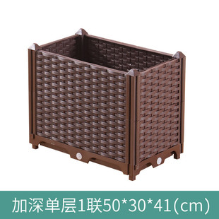 阳台种菜盆加厚长方形花盆组合式塑料蔬菜种植盆批发种植箱种菜箱