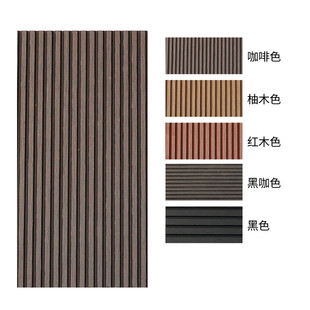 150*50圆孔木户外阳台庭院塑木地板栈道围栏免维护防水防腐防潮