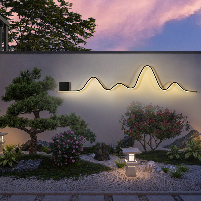 中式户外壁灯防水灯具现代简约室外庭院外墙装饰花园园林院子景观