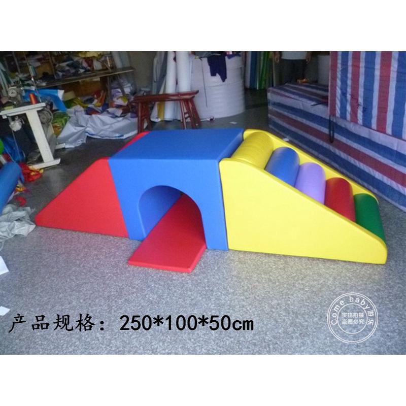 幼儿园球池游戏防撞护栏软包软体围栏儿童爬滑组合商场海洋球池