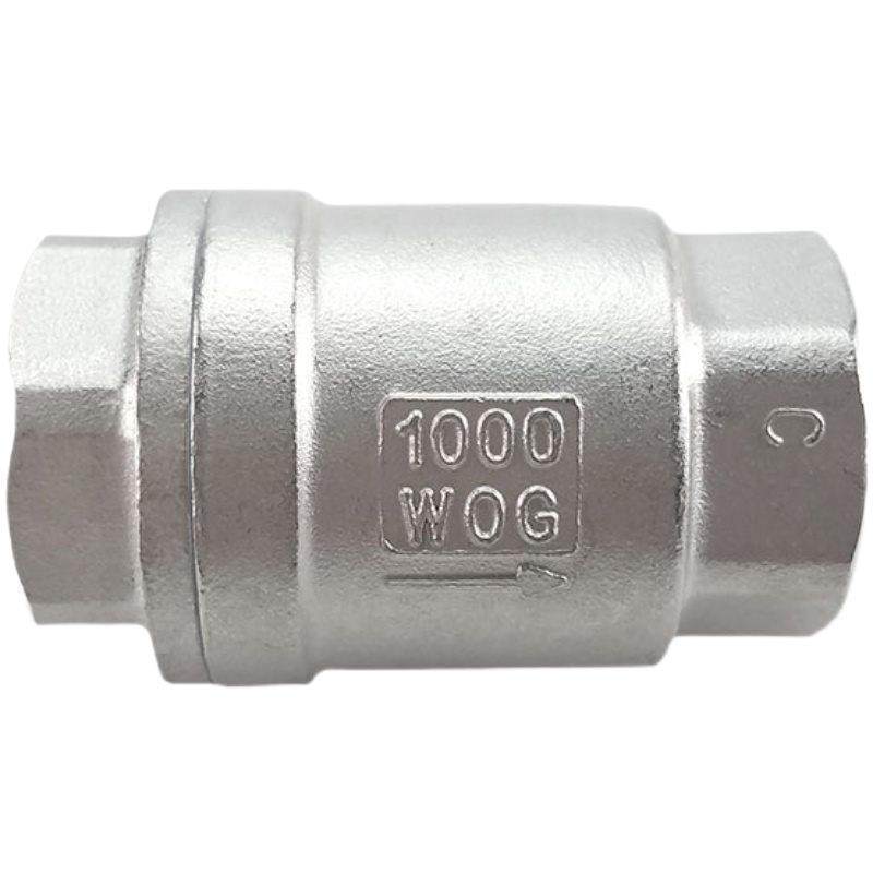 热销201 304不锈钢立式丝扣止回阀 H12 单向止逆阀 弹簧软密封 内,五金/工具,车床,淘宝优惠券,粉丝福利购,淘宝优惠卷