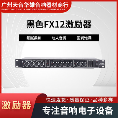 FX12专业人声效果器带独立低频输出处理器舞台演出KTV音频激励器