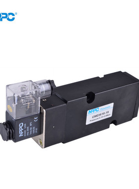 NPPC品牌二位三通单电控板式电磁换向阀CM系列板式CM23510