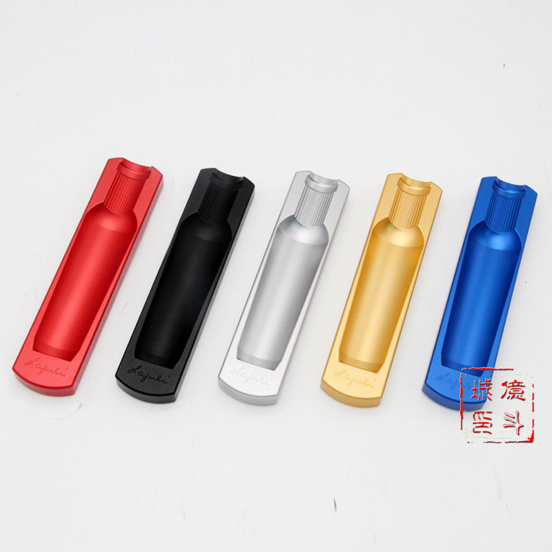 Lafuli雪茄烟灰缸 创意个性便携酒瓶烟灰盅金属哑光单支烟缸