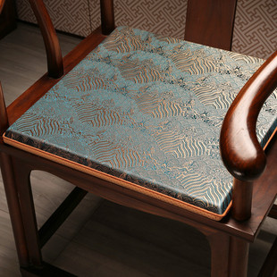 椅垫坐垫红木沙发座垫实木圈椅太师新中式冬季乳胶坐垫茶桌餐垫子
