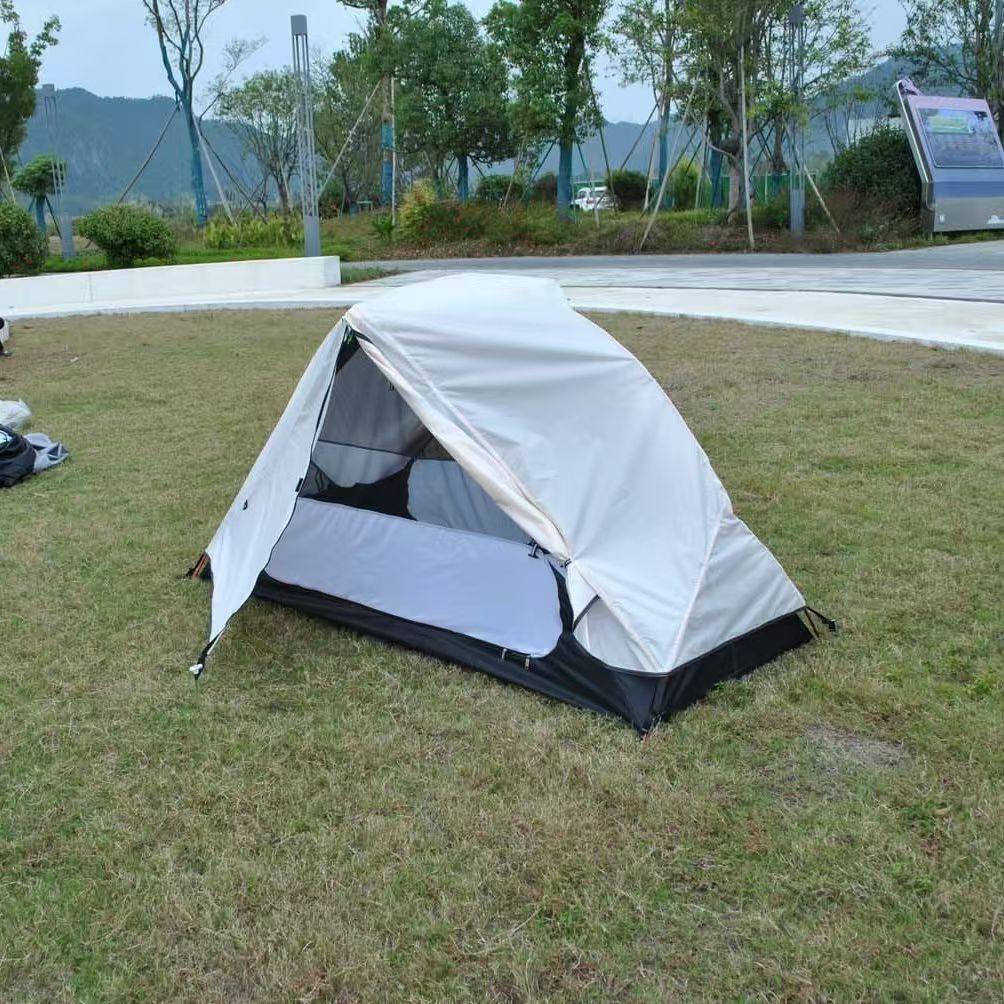 铝杆单人保暖帐篷露营防雨遮阳野营户外登山徒步冲顶帐篷雪地超轻