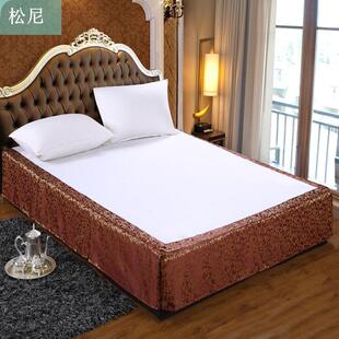 床裙宾馆床品批发专用酒店优质面料床裙单件欧式 简约 床裙床罩裙式