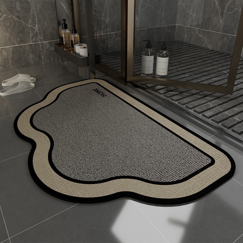 卫生间地垫浴室防滑吸水厕所门口踩脚垫速干洗手间硅藻泥耐脏地毯