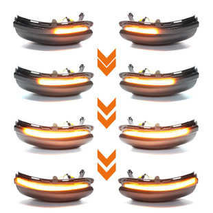 R20 GTI 途安LED后视镜流水灯转向信号灯 MK6 适用于大众高尔夫6