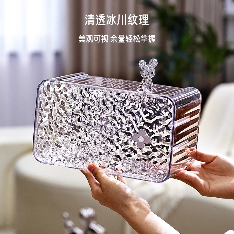 抽纸盒卫生间厕纸盒收纳壁挂式洗脸巾防水卫生纸置物架厕所纸巾盒