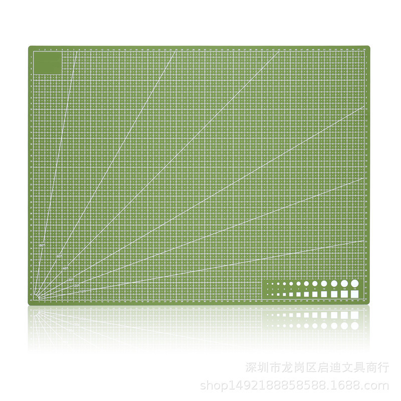 Anfarudy切割板A2切割垫切割垫板手工模型裁纸切割垫板草绿