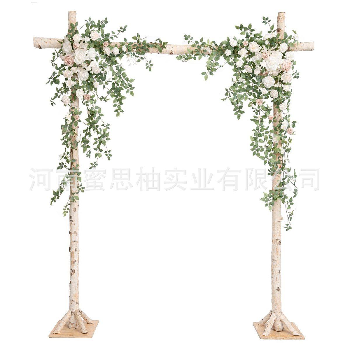 拱门花藤仿真花人造玫瑰假花户外花架婚礼布置装饰批发