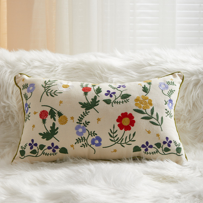 美式轻奢抱枕套田园卧室客厅沙发抱枕靠枕套家居客厅腰枕批发含芯