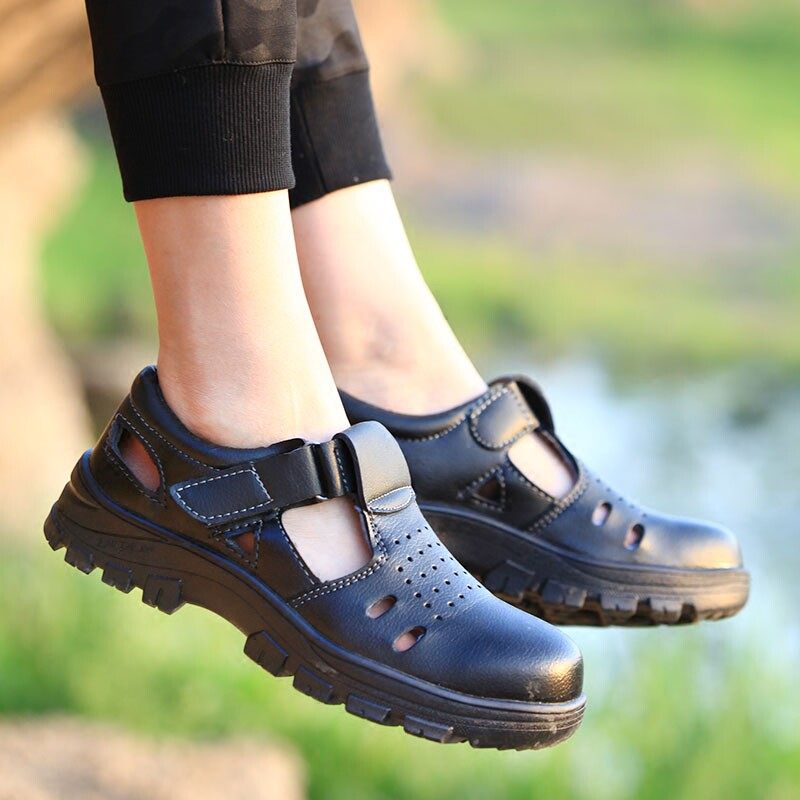 劳保鞋男士夏季轻便防臭透气夏天凉鞋女防砸防刺穿钢板老保工作鞋,居家日用,防护鞋,淘宝优惠券,粉丝福利购,淘宝优惠卷