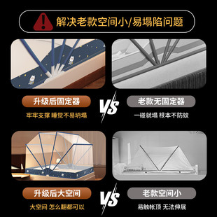 防蚊罩帐 儿童蒙古包全罩式 直线免安装 蚊帐可折叠家用卧室2025新款
