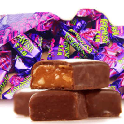 国产紫皮糖酥糖花生牛轧糖大虾酥年货（代可可脂）