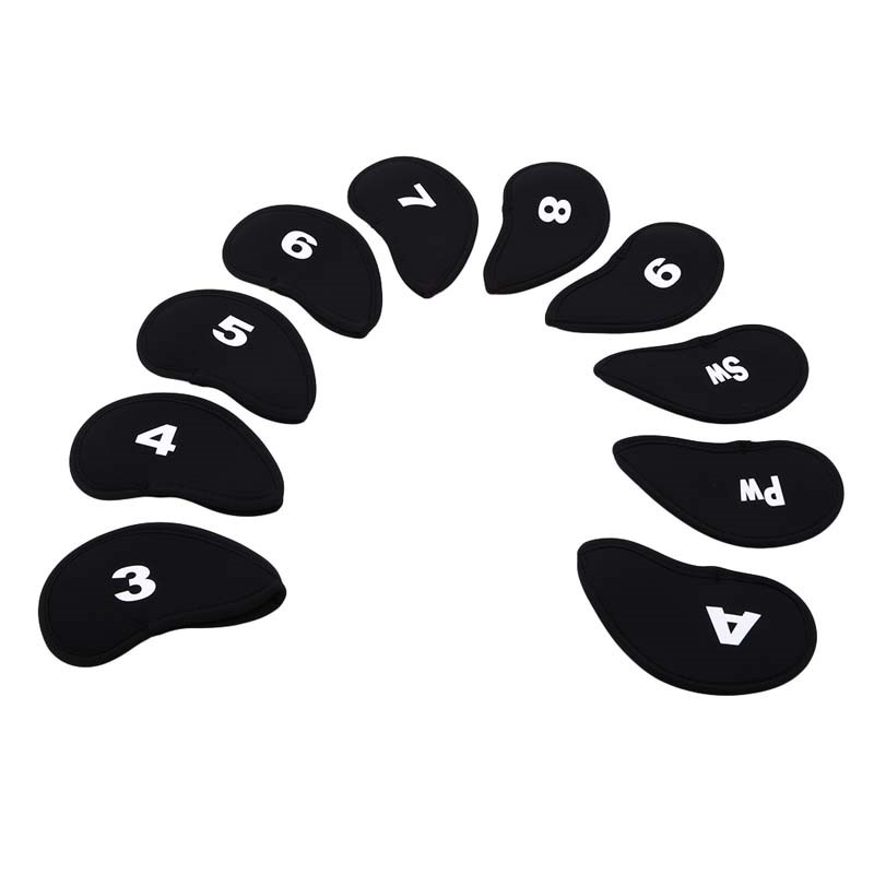 10 Pcs Golf Club Head Covers Iron FPutter Head Cover Putter
