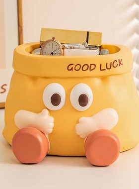 卡通可爱趣味收纳笔筒桌面摆件家居装饰品教师节实用礼物2024新款