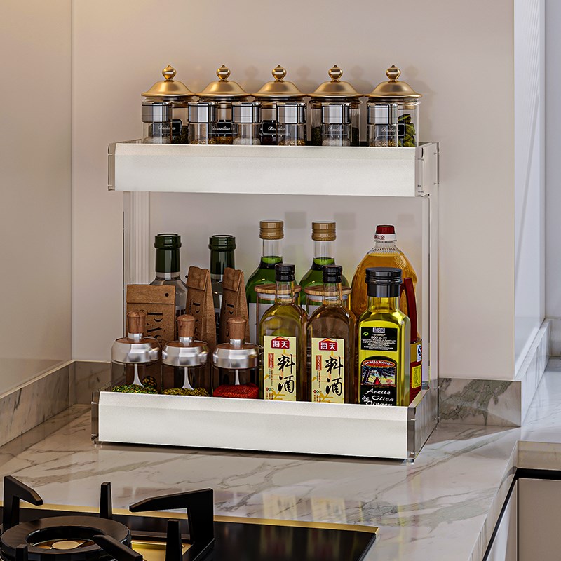 新款厨房调料置物架台面放调味品瓶罐小号装油盐酱醋收纳架子桌面