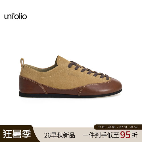 unfolio平底系带时装运动鞋