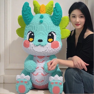 2025新款国潮积木福龙宝宝8—12岁男女孩系列益智拼装图玩具礼物