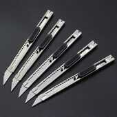 美工刀金属壁纸刀小号快递拆箱刀裁纸刀加厚雕刻刀墙纸手工小刀子