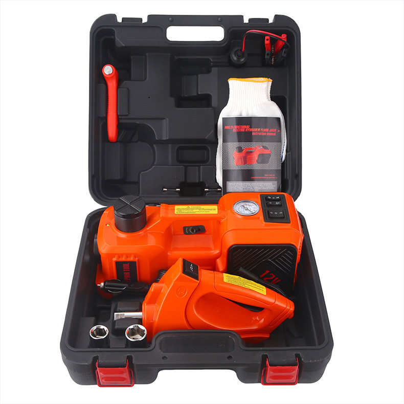 千斤顶小轿车汽车用电动千斤顶车载设备12V千斤顶套装电动扳手