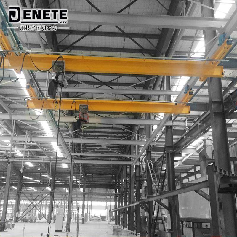 苏州厂家悬挂式单梁行车端梁电动桥式起重机2吨天车单轨吊
