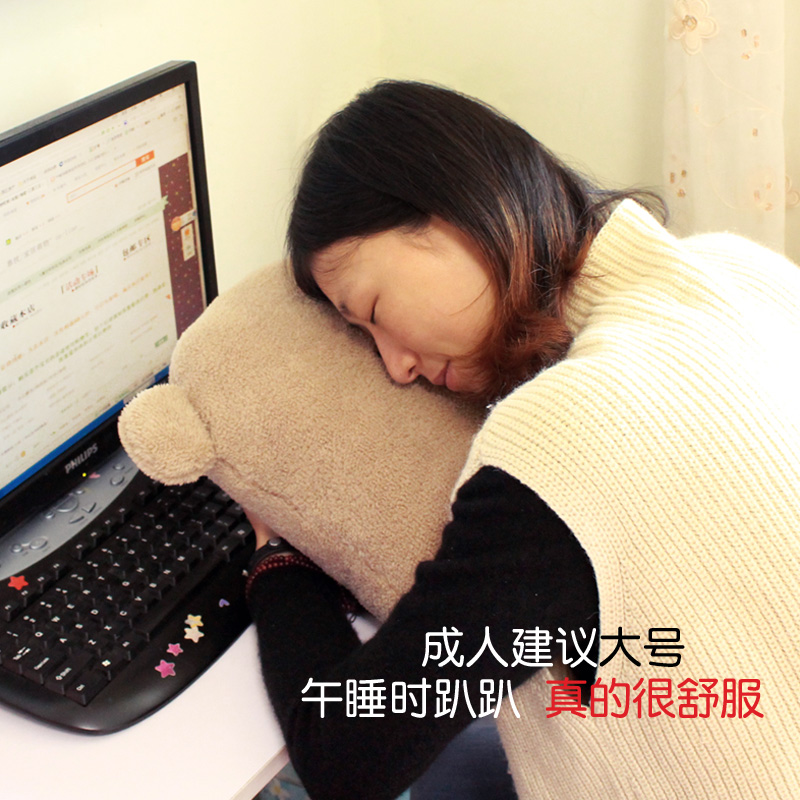 午睡枕小枕头 办公室睡觉抱枕 学生午休靠枕趴桌上趴睡枕迷你小号