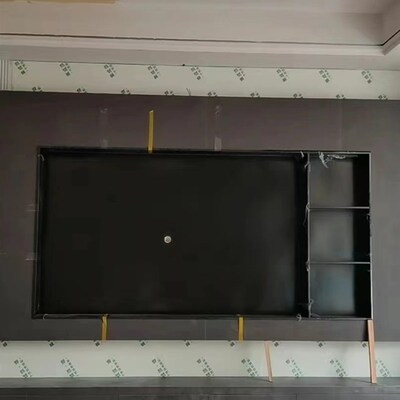 不锈钢电视壁龛嵌入式电视机壁龛背景墙I电视柜客厅不锈钢装饰柜