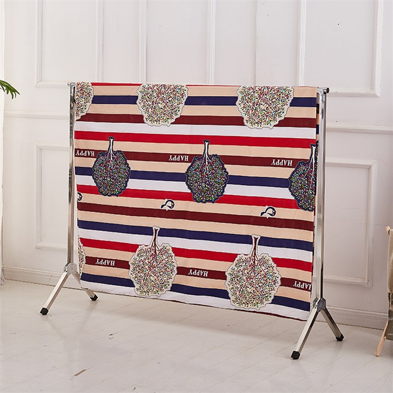 不锈钢晾衣架落地折叠室内单y杆式阳台晒衣架家用卧室伸缩晾衣杆