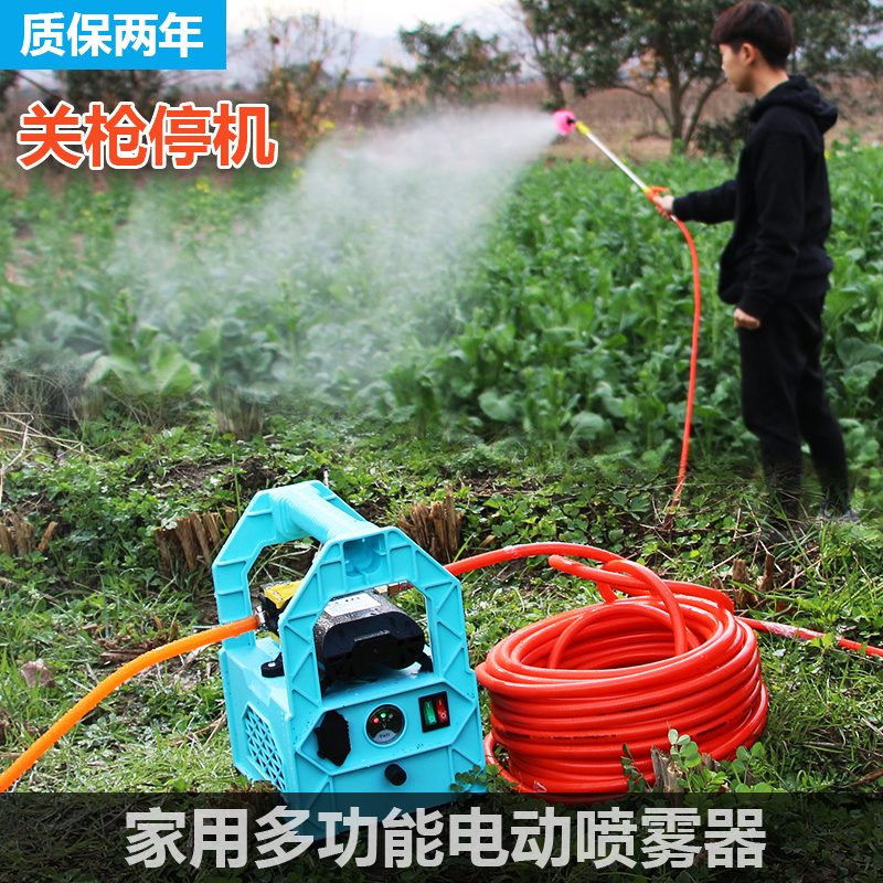 12V农用电动i喷雾器手提式消毒充电果树打药机抽水洗车机高压双泵