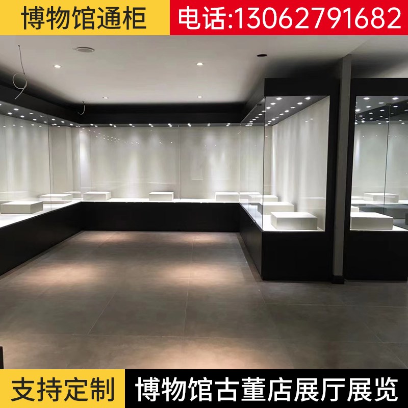 木质烤漆博物馆展柜古董文物展示柜珠宝展示柜展R览馆字画展示高