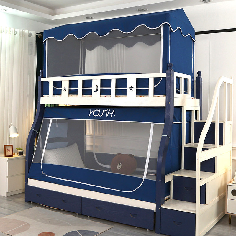 可伸缩儿童高低子母m床蚊帐上下铺0.9米屋顶床帘双层母子床带书架,床上用品,蚊帐,淘宝优惠券,粉丝福利购,淘宝优惠卷