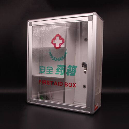 大号医药箱 壁j挂式安全药箱 家庭家用药品收纳箱工厂幼儿园急救